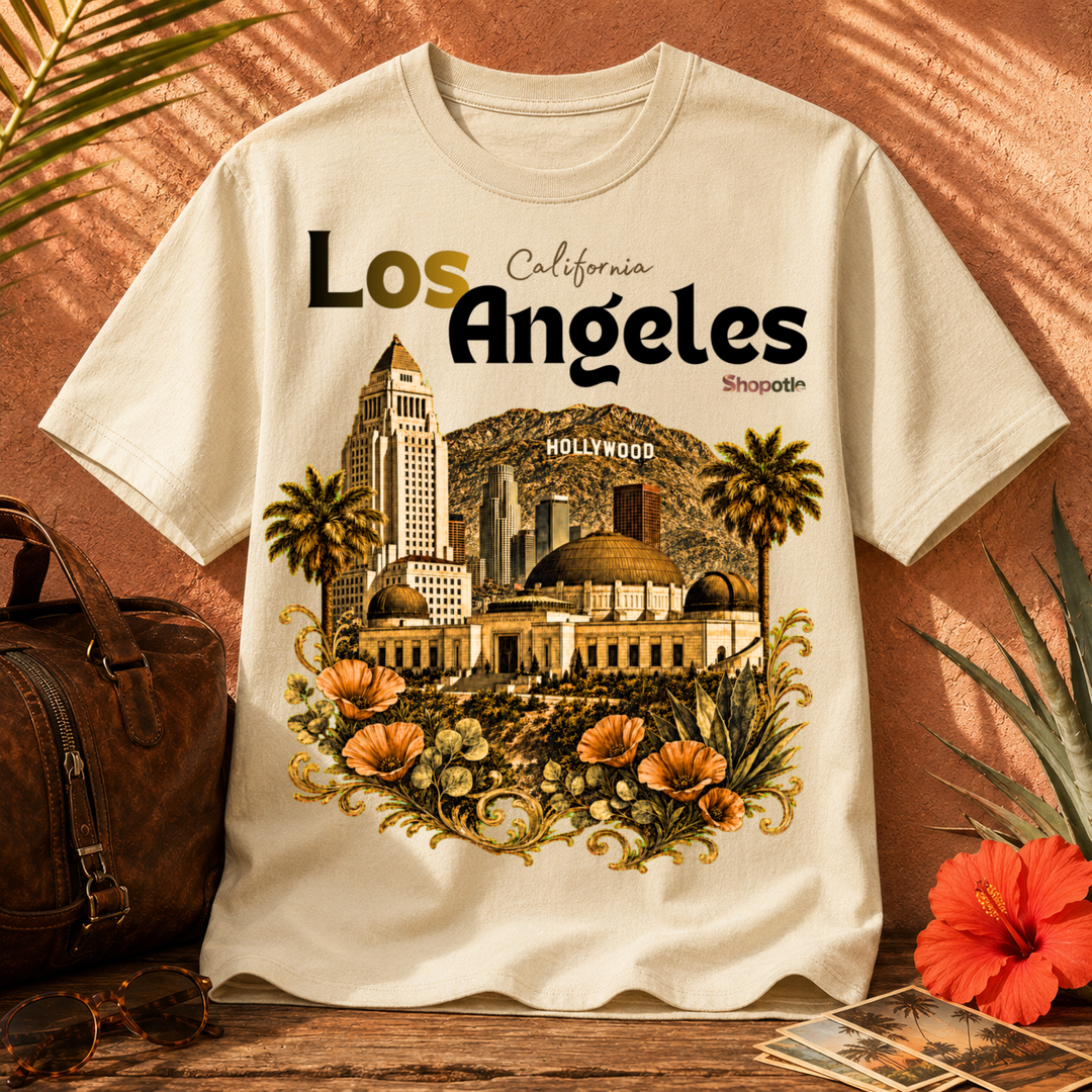 Los Angeles vintage landmark t-shirt