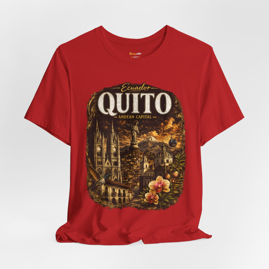 Quito Vintage Travel Tee — Ecuadorian Capital Souvenir T-Shirt