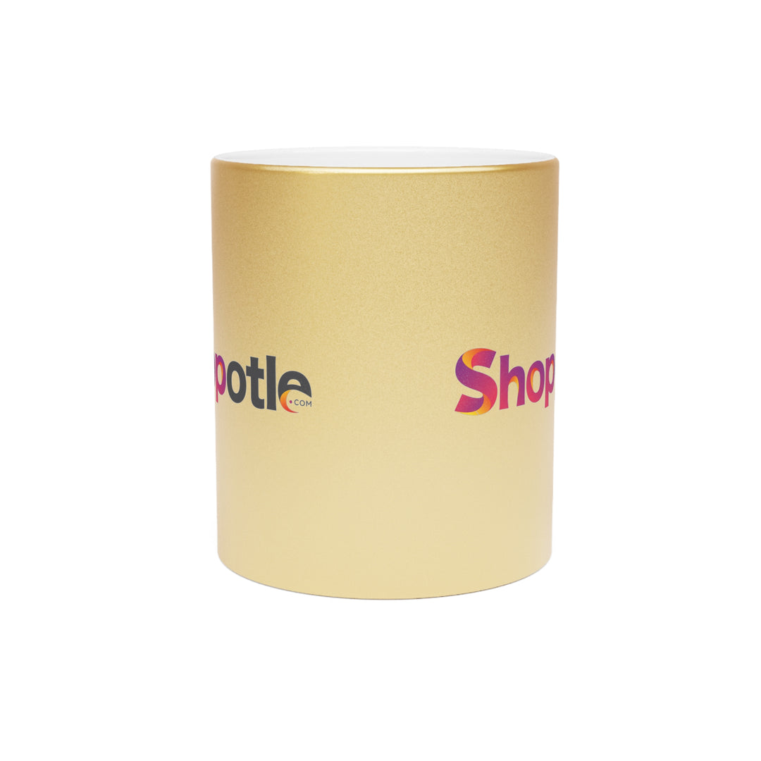 Shopotle Metallic Mug (Silver\Gold) (Custom)