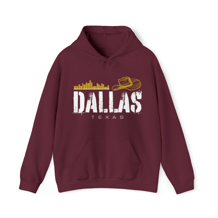 Dallas, Texas Hooded Sweatshirt