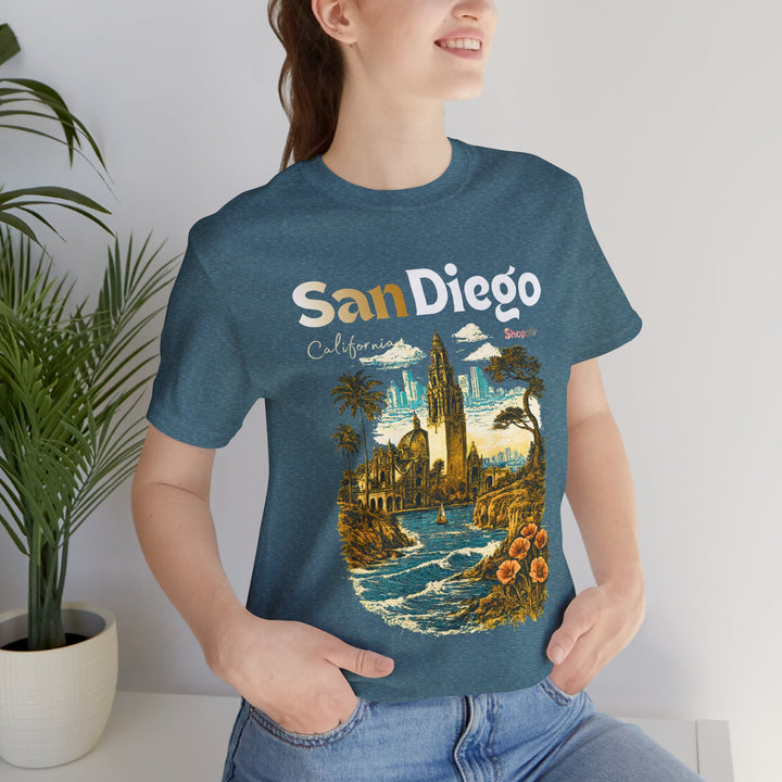 San Diego California Vintage Landmark T-Shirt