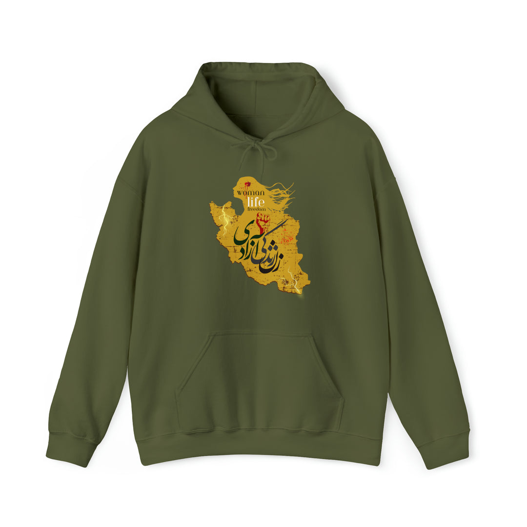 Woman Life Freedom Hooded Sweatshirt