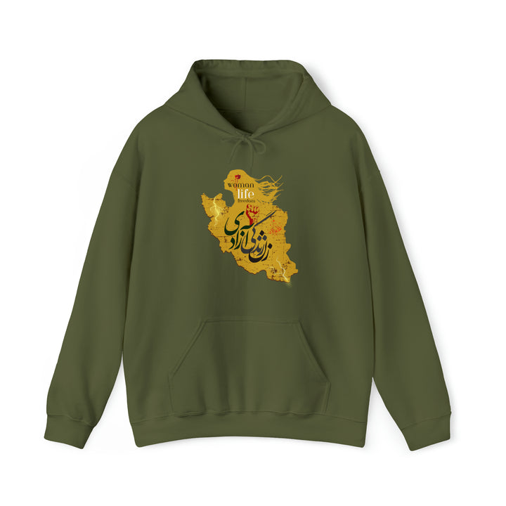 Woman Life Freedom Hooded Sweatshirt