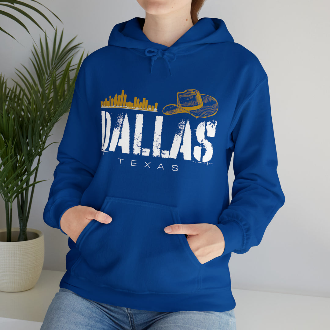 Dallas, Texas Hooded Sweatshirt