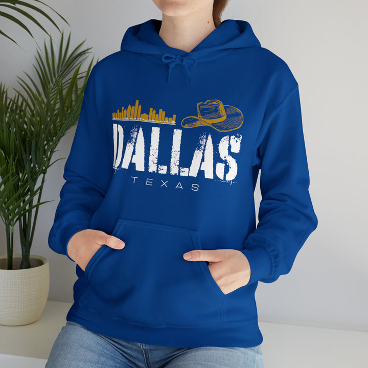Dallas, Texas Hooded Sweatshirt