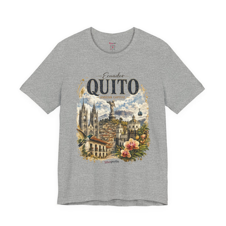 Quito Vintage Travel Tee — Ecuadorian Capital Souvenir T-Shirt