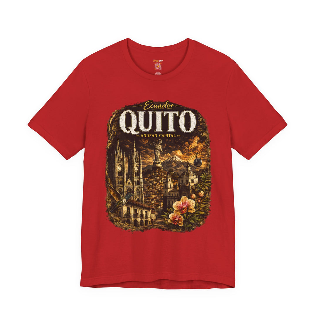 Quito Vintage Travel Tee — Ecuadorian Capital Souvenir T-Shirt
