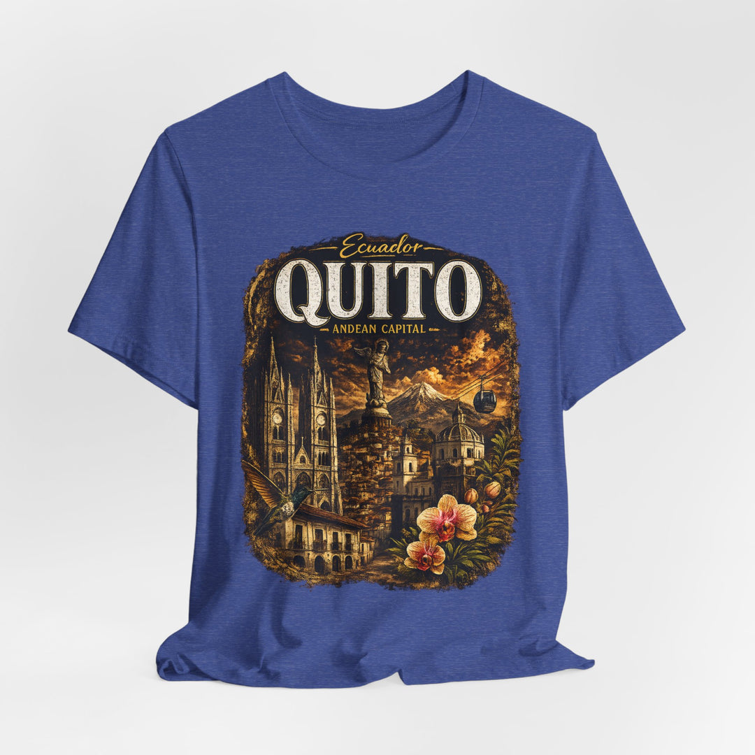 Quito Vintage Travel Tee — Ecuadorian Capital Souvenir T-Shirt