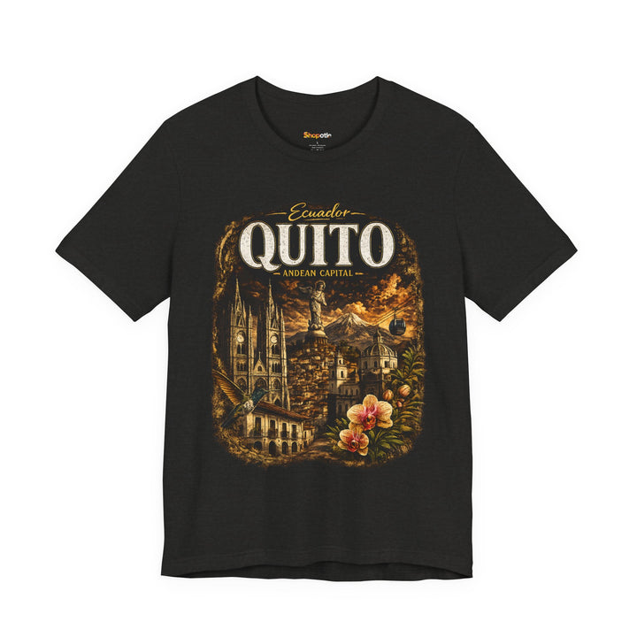 Quito Vintage Travel Tee — Ecuadorian Capital Souvenir T-Shirt
