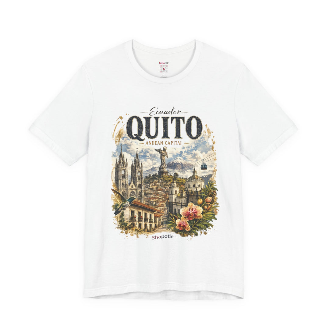 Quito Vintage Travel Tee — Ecuadorian Capital Souvenir T-Shirt