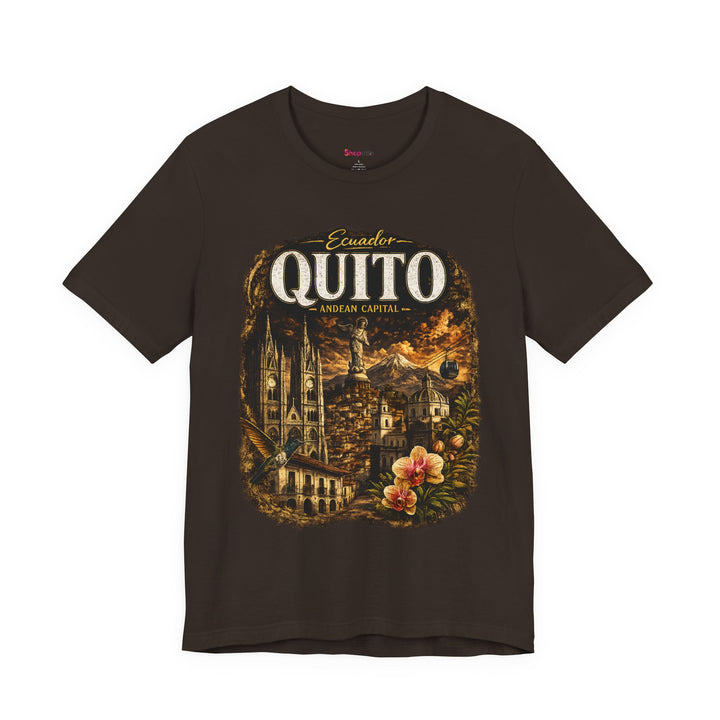 Quito Vintage Travel Tee — Ecuadorian Capital Souvenir T-Shirt