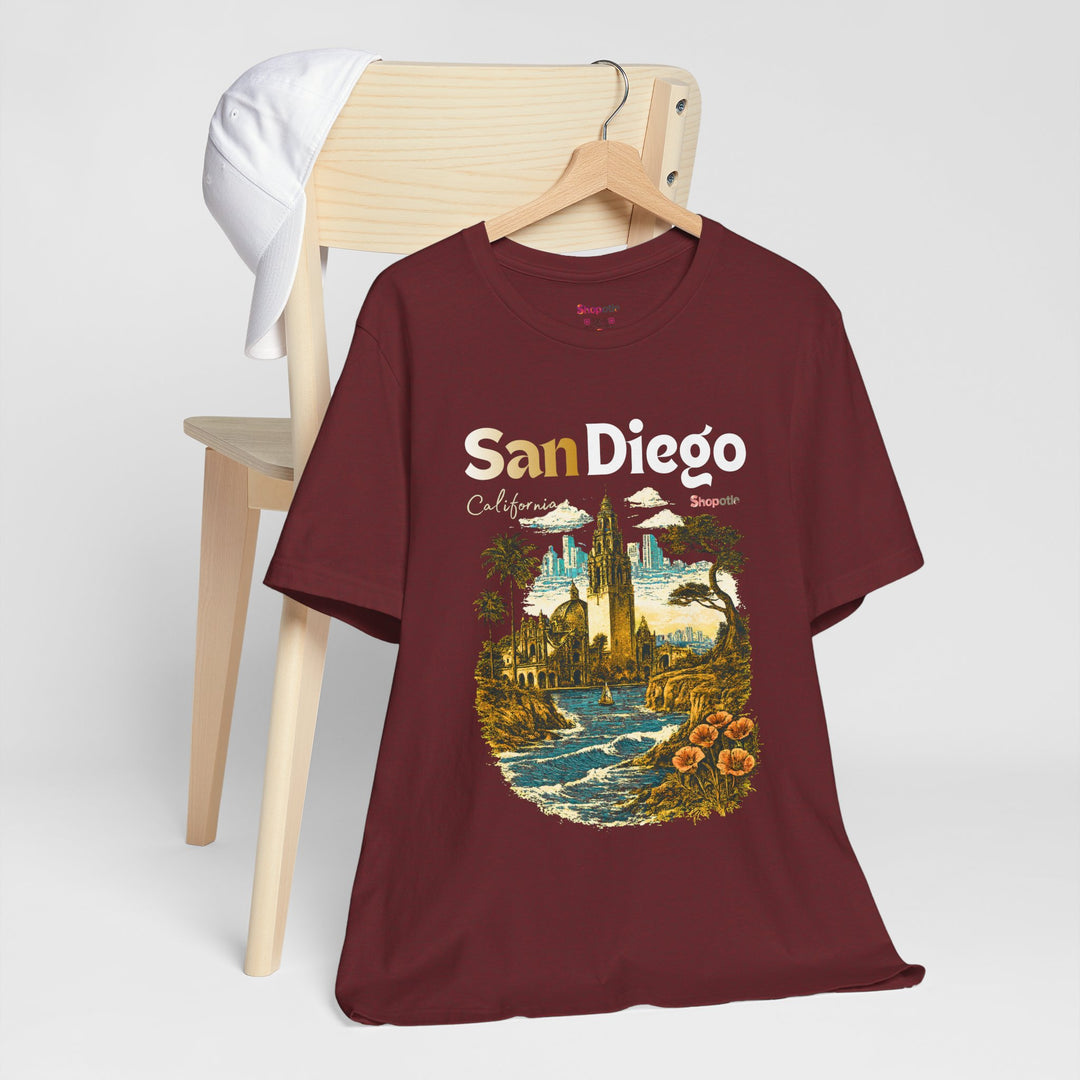 San Diego California Vintage Landmark T-Shirt