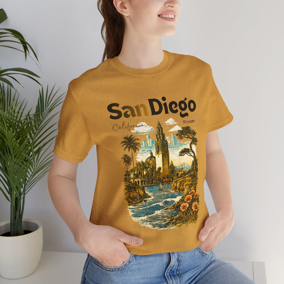 San Diego California Vintage Landmark T-Shirt