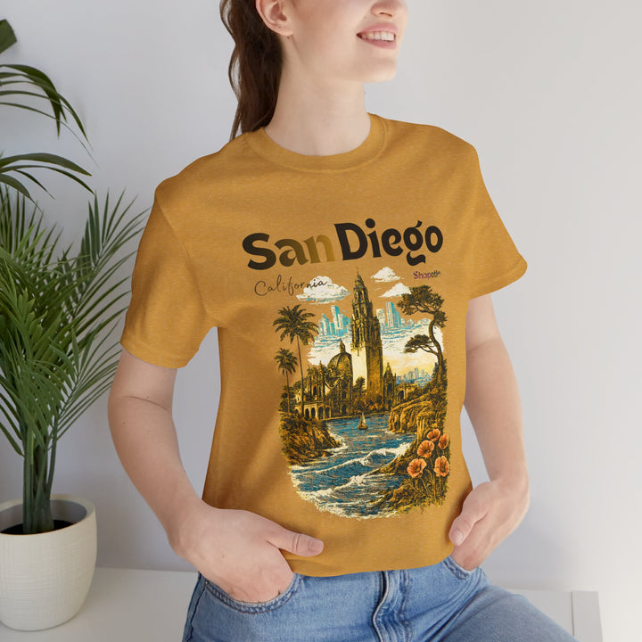 San Diego California Vintage Landmark T-Shirt