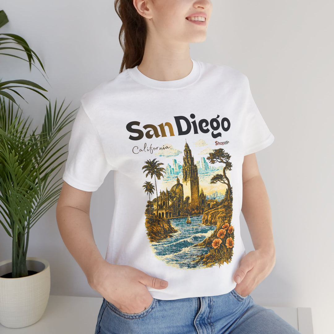 San Diego California Vintage Landmark T-Shirt