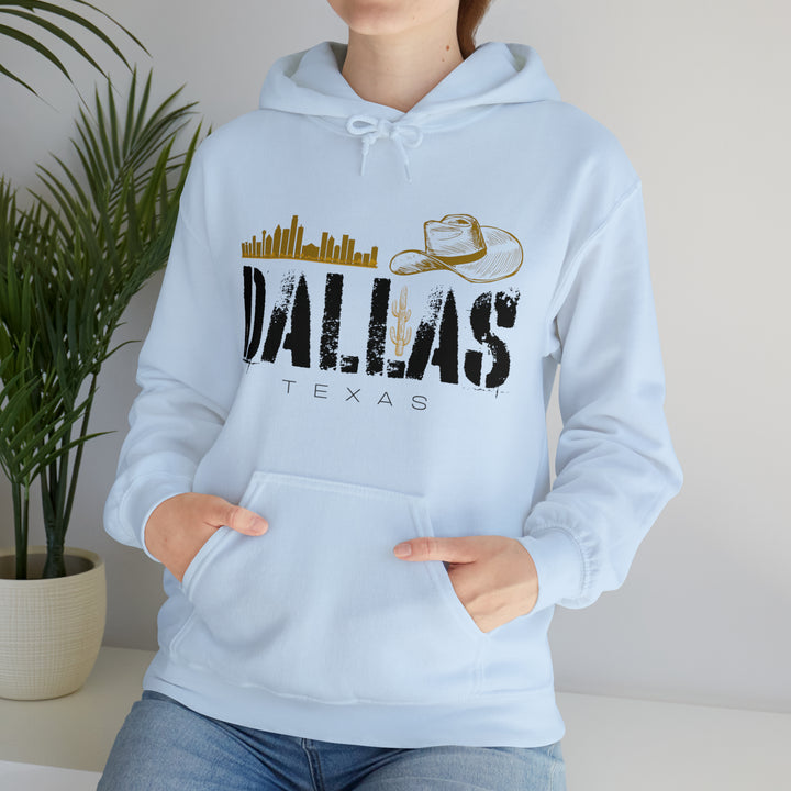 Dallas, Texas Hooded Sweatshirt