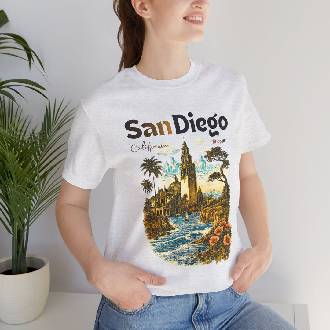 San Diego California Vintage Landmark T-Shirt