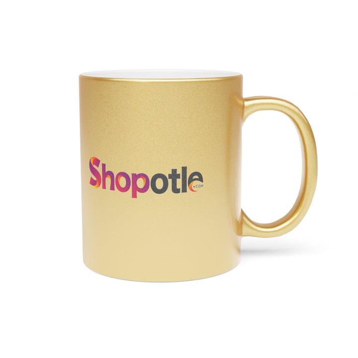 Shopotle Metallic Mug (Silver\Gold) (Custom)