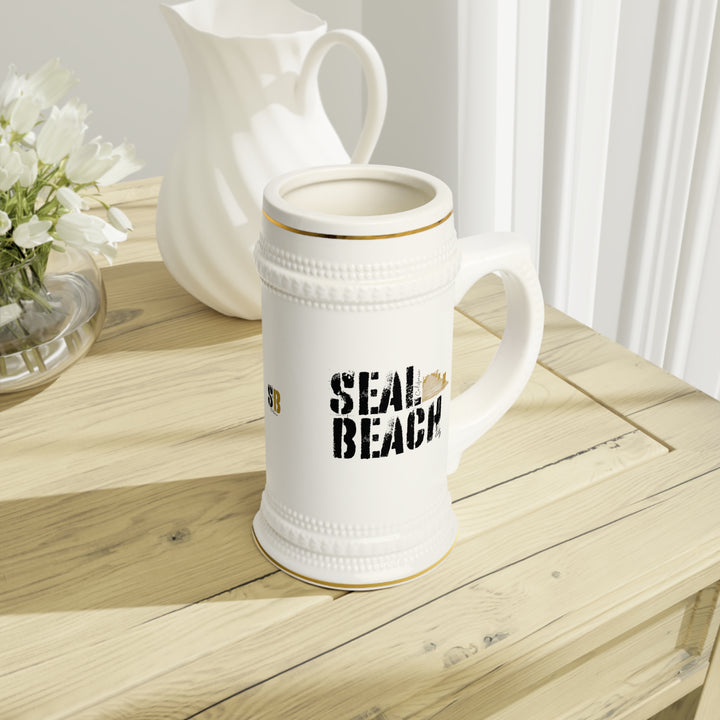 Seal Beach Stein Mug