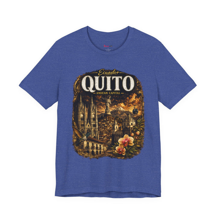 Quito Vintage Travel Tee — Ecuadorian Capital Souvenir T-Shirt