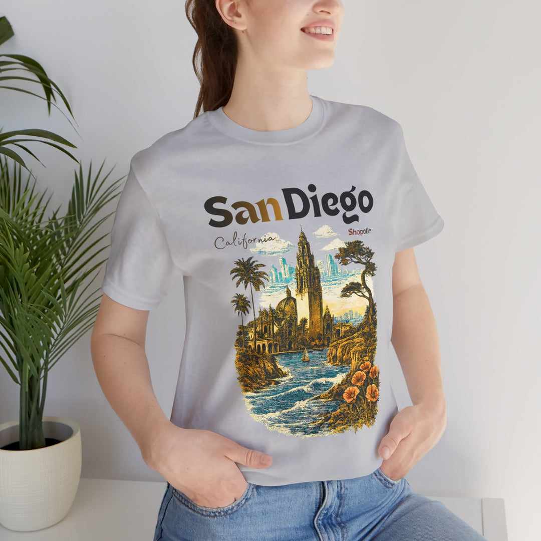 San Diego California Vintage Landmark T-Shirt