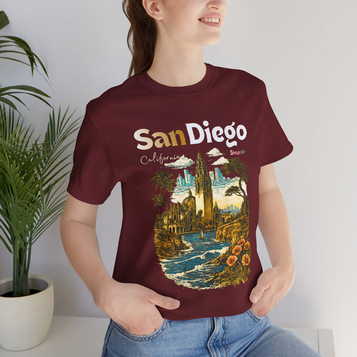 San Diego California Vintage Landmark T-Shirt