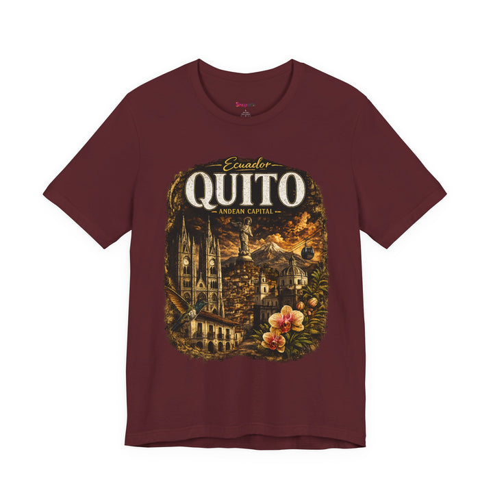 Quito Vintage Travel Tee — Ecuadorian Capital Souvenir T-Shirt