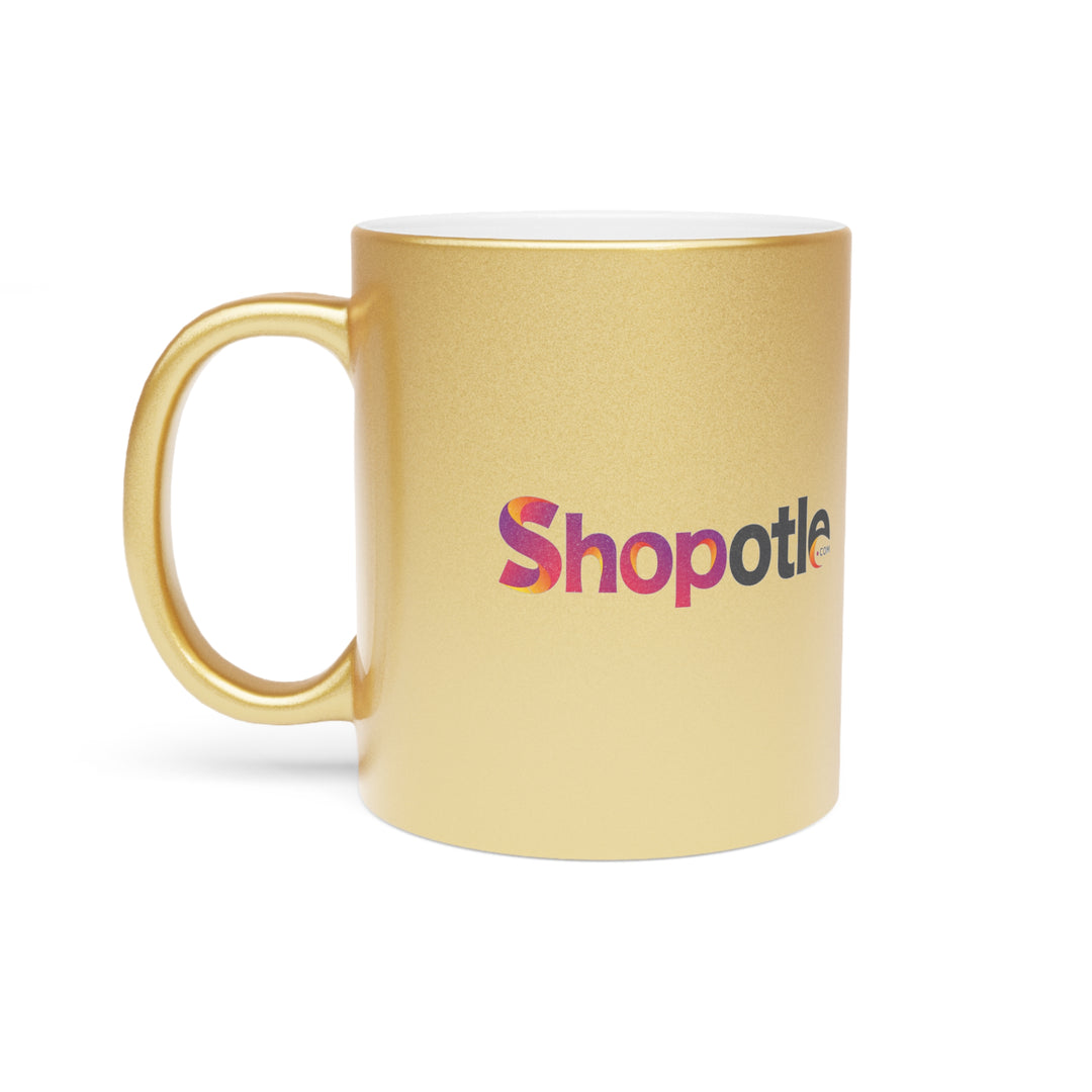 Shopotle Metallic Mug (Silver\Gold) (Custom)