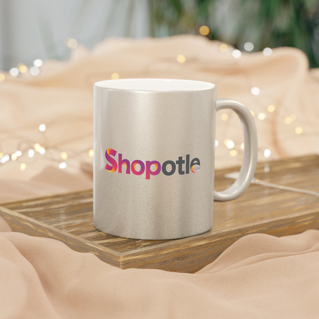 Shopotle Metallic Mug (Silver\Gold) (Custom)