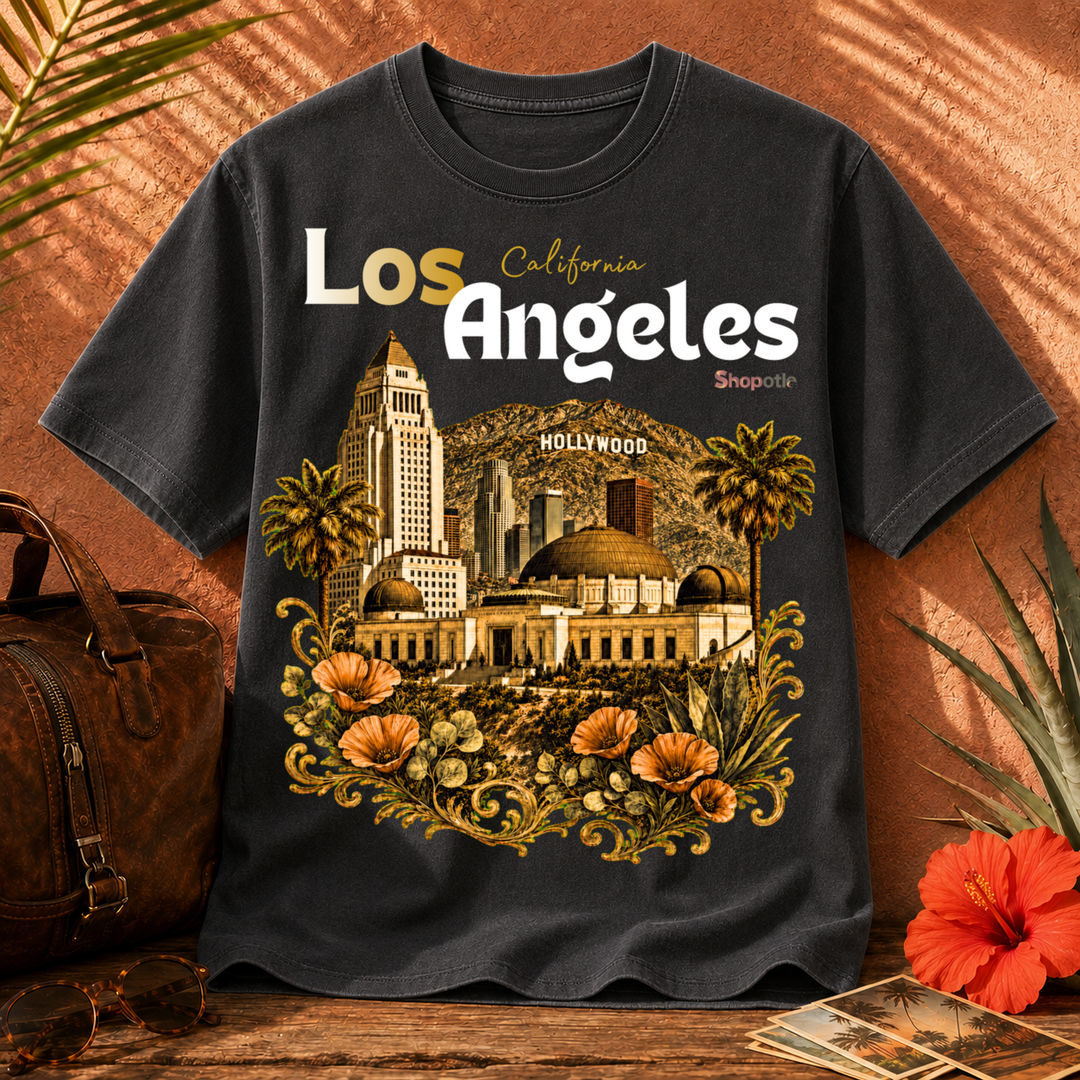 Los Angeles California Vintage Landmark T-Shirt