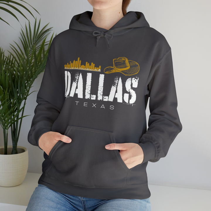 Dallas, Texas Hooded Sweatshirt