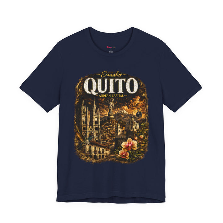 Quito Vintage Travel Tee — Ecuadorian Capital Souvenir T-Shirt