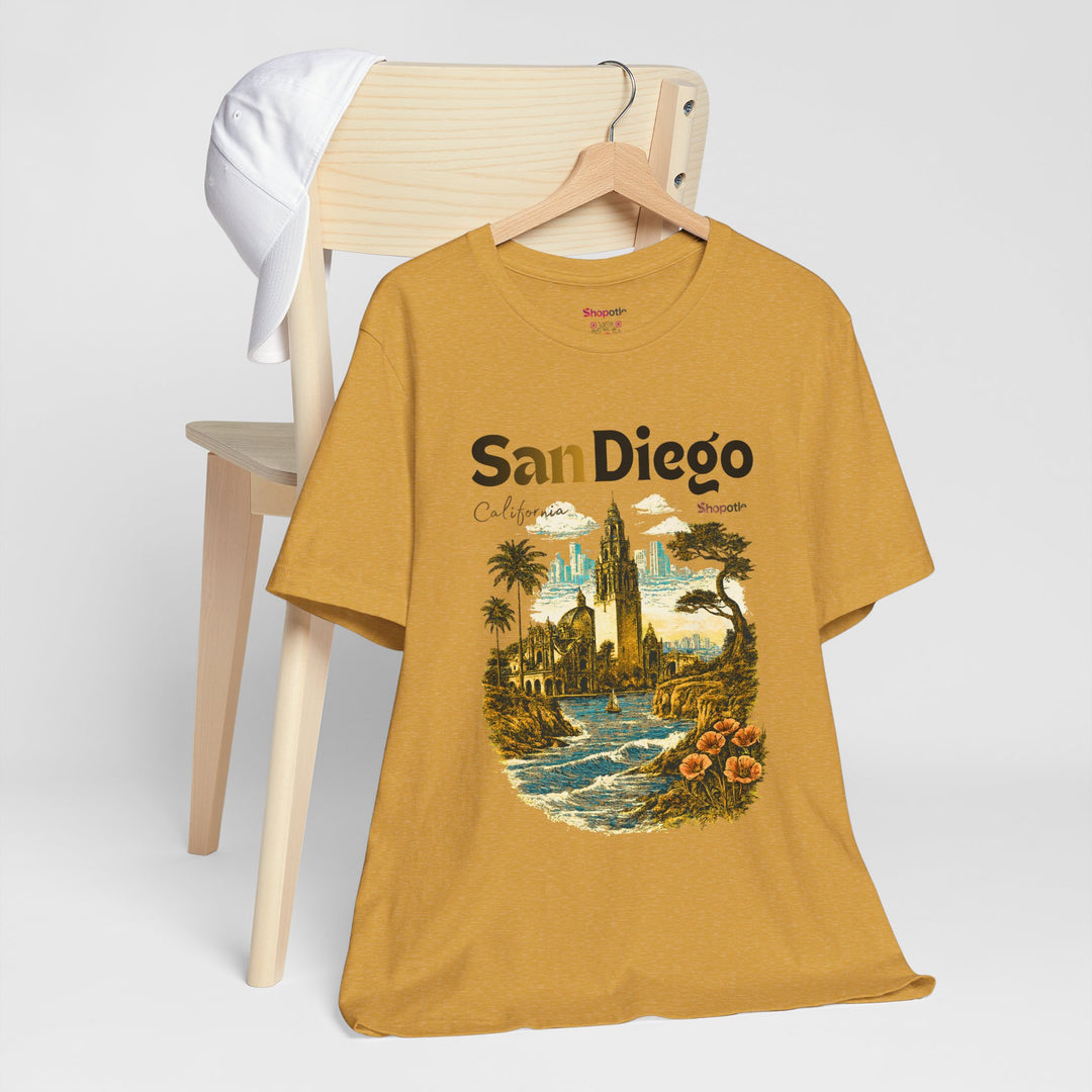 San Diego California Vintage Landmark T-Shirt