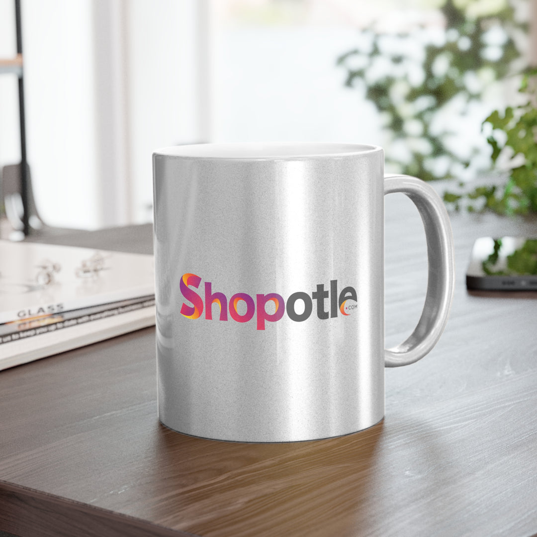 Shopotle Metallic Mug (Silver\Gold) (Custom)