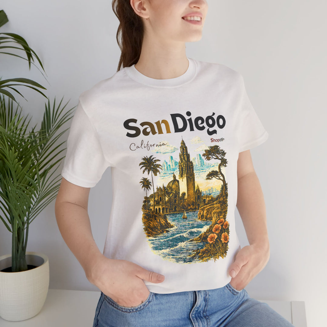 San Diego California Vintage Landmark T-Shirt