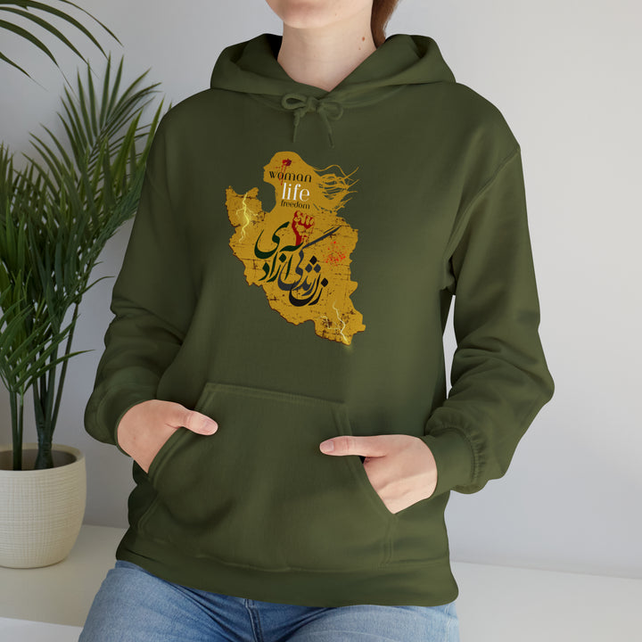 Woman Life Freedom Hooded Sweatshirt