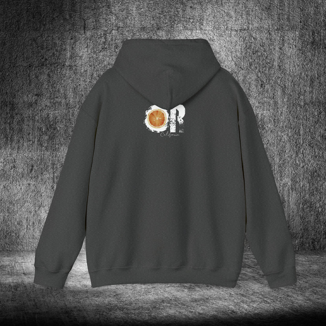 Orange Hooded Sweatshirt