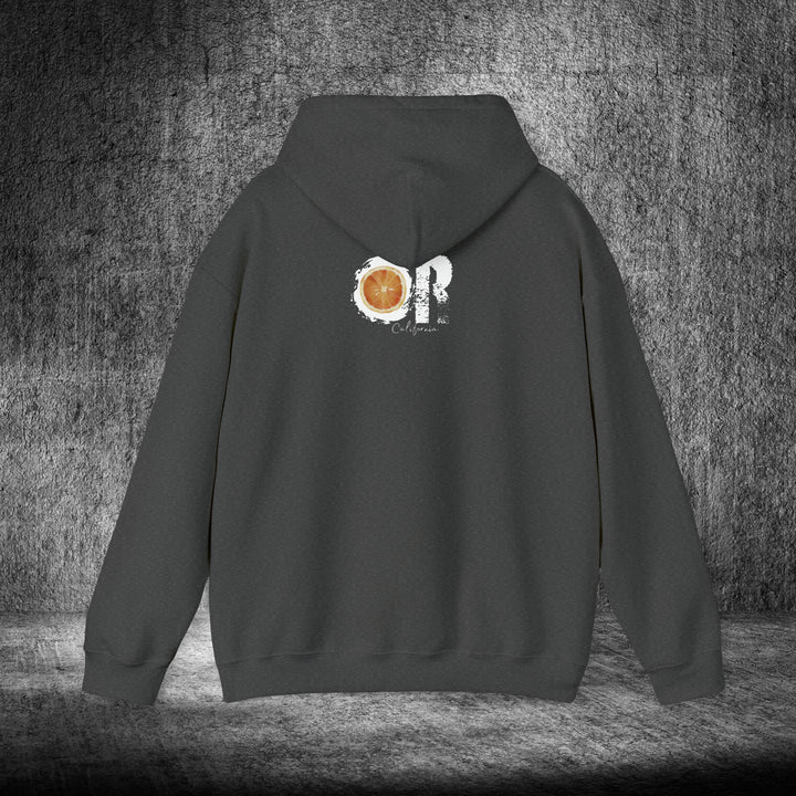 Orange Hooded Sweatshirt