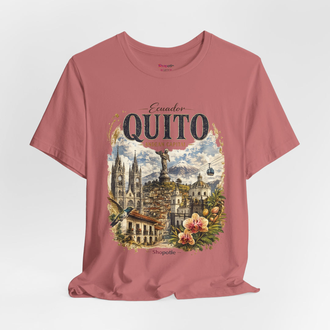Quito Vintage Travel Tee — Ecuadorian Capital Souvenir T-Shirt