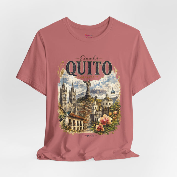 Quito Vintage Travel Tee — Ecuadorian Capital Souvenir T-Shirt