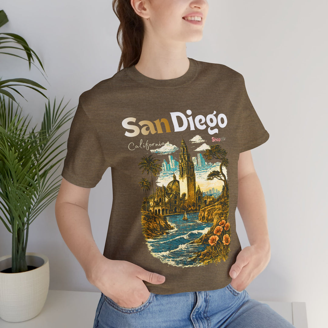 San Diego California Vintage Landmark T-Shirt