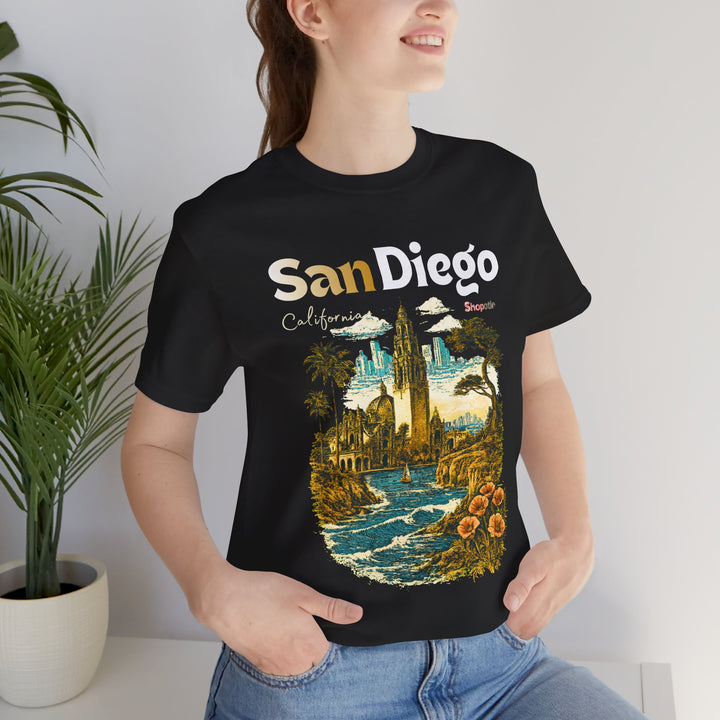 San Diego California Vintage Landmark T-Shirt
