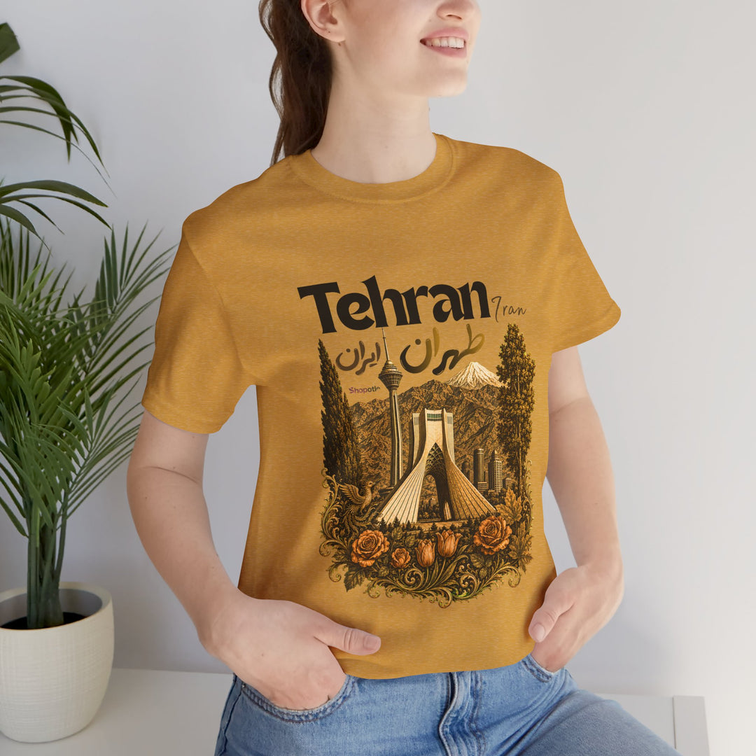 Tehran Iran Persian Vintage Landmark T-Shirt