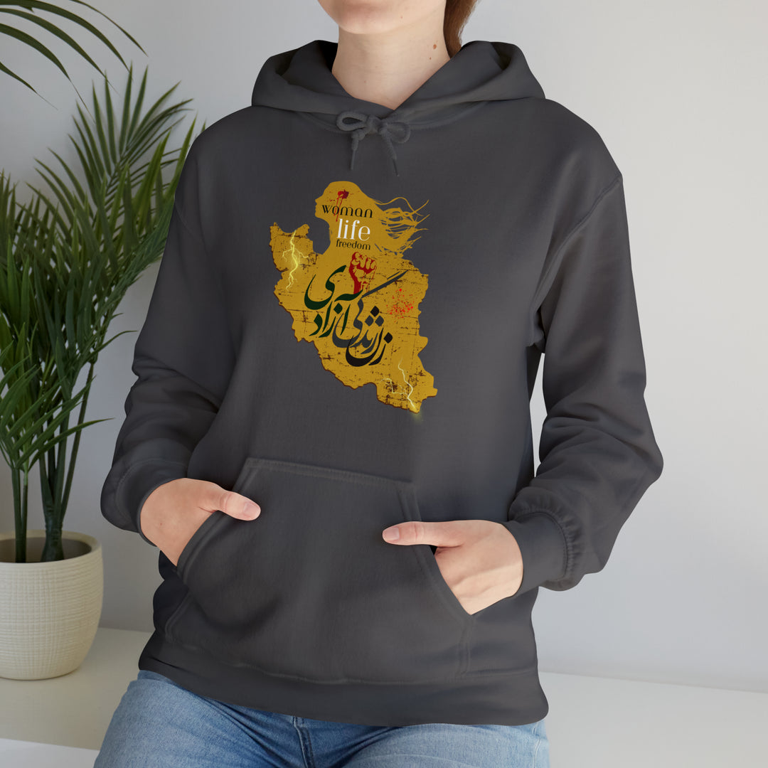 Woman Life Freedom Hooded Sweatshirt
