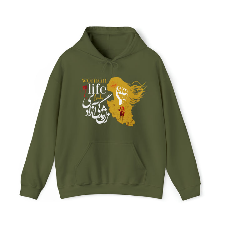 Woman Life Freedom Hooded Sweatshirt