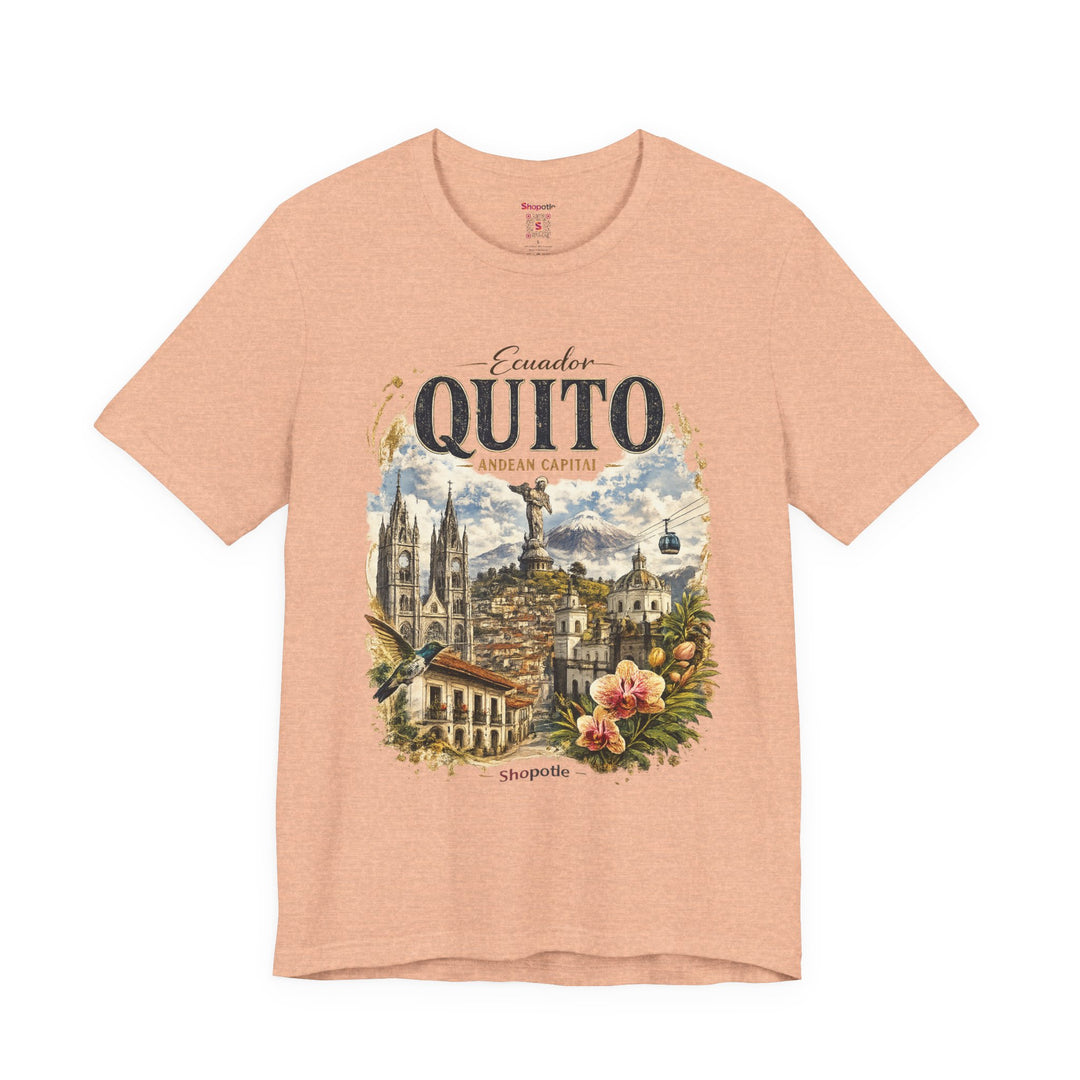 Quito Vintage Travel Tee — Ecuadorian Capital Souvenir T-Shirt