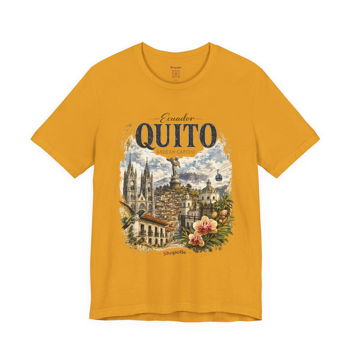 Quito Vintage Travel Tee — Ecuadorian Capital Souvenir T-Shirt