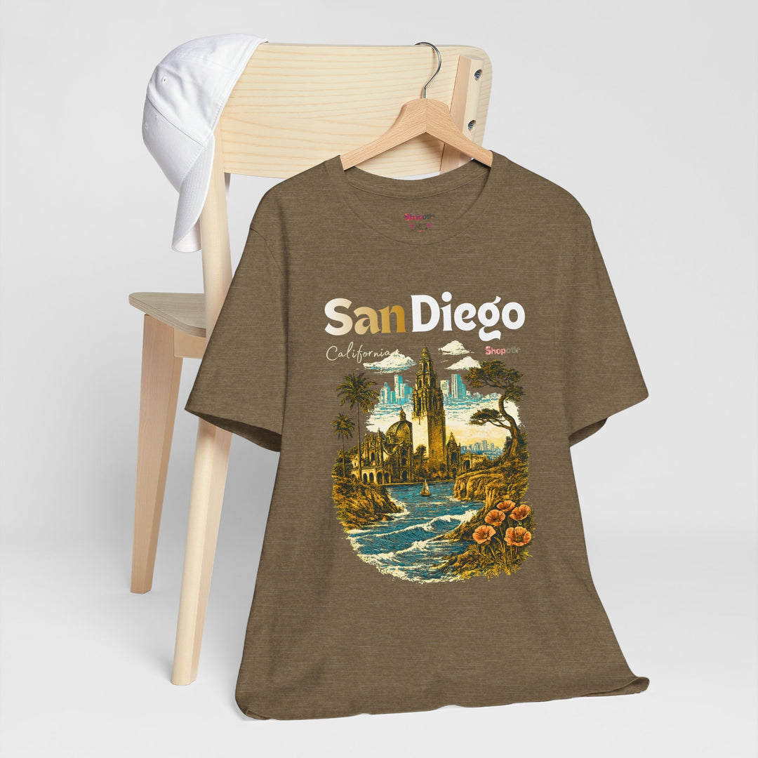 San Diego California Vintage Landmark T-Shirt
