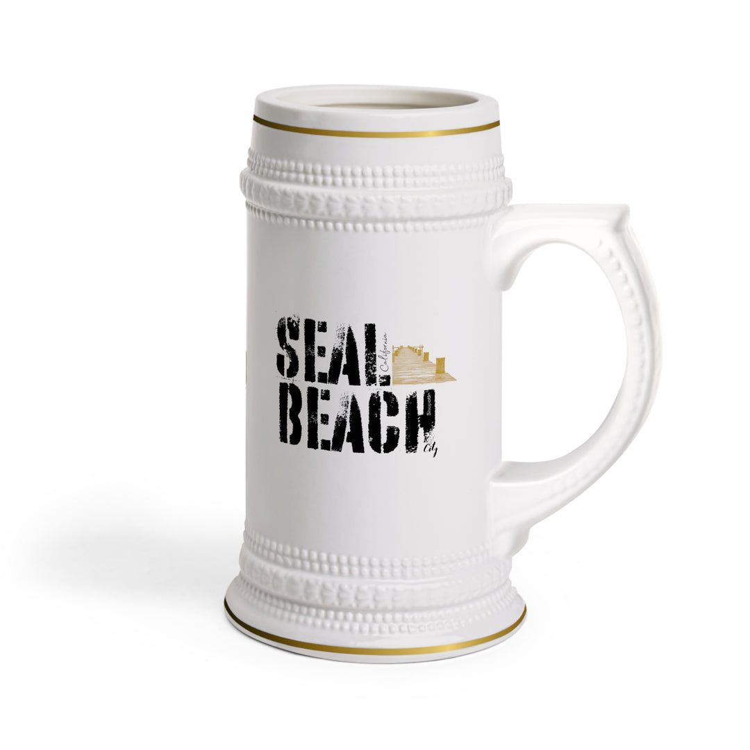 Seal Beach Stein Mug