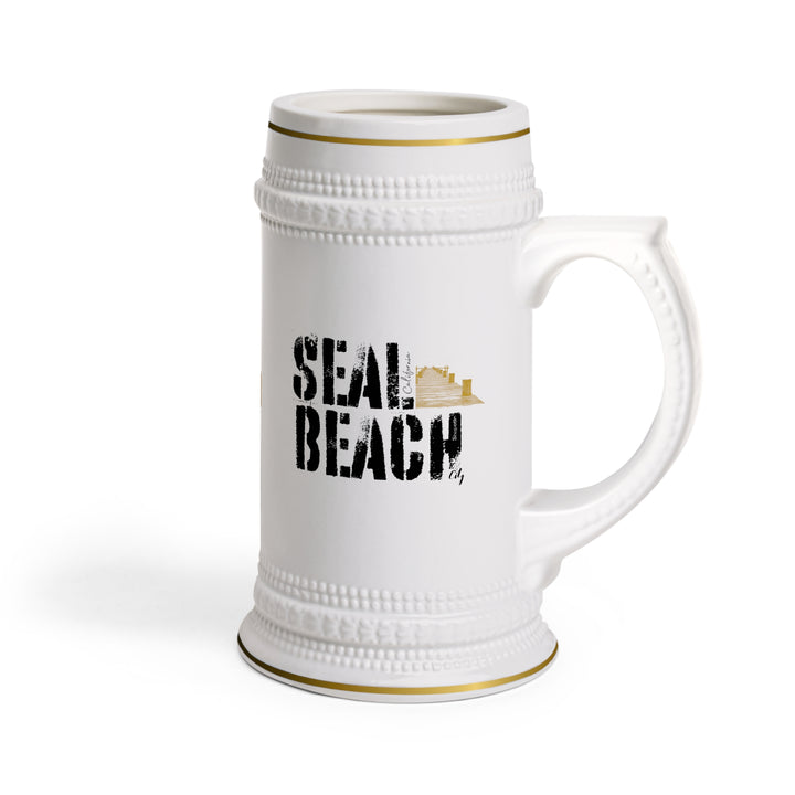 Seal Beach Stein Mug